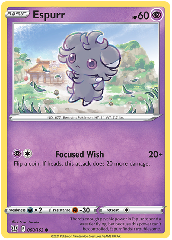 Espurr (060/163) [Sword & Shield: Battle Styles]