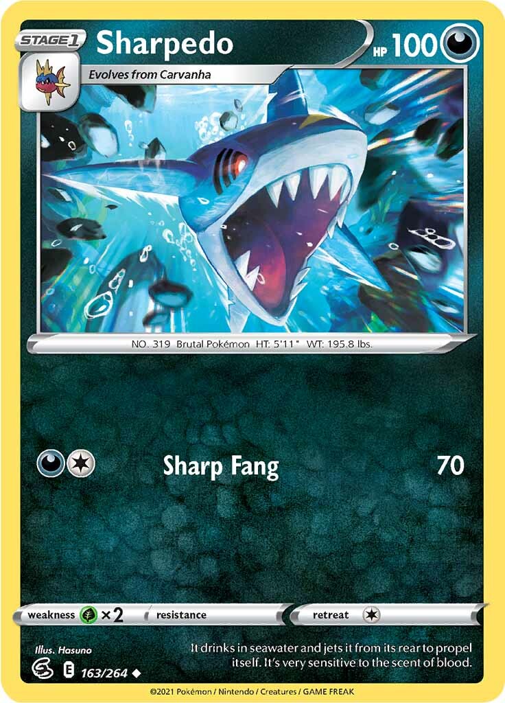 Sharpedo (163/264) [Sword & Shield: Fusion Strike]