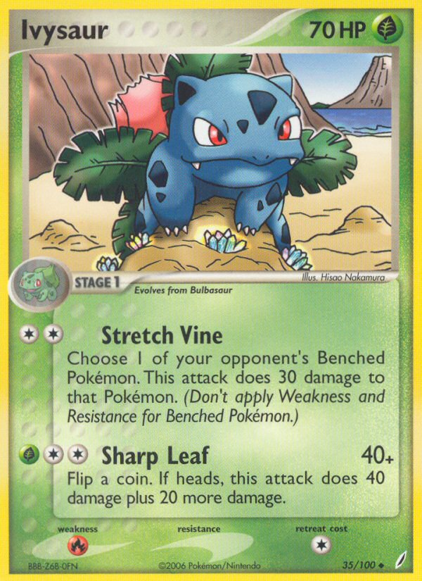 Ivysaur (35/100) [EX: Crystal Guardians]