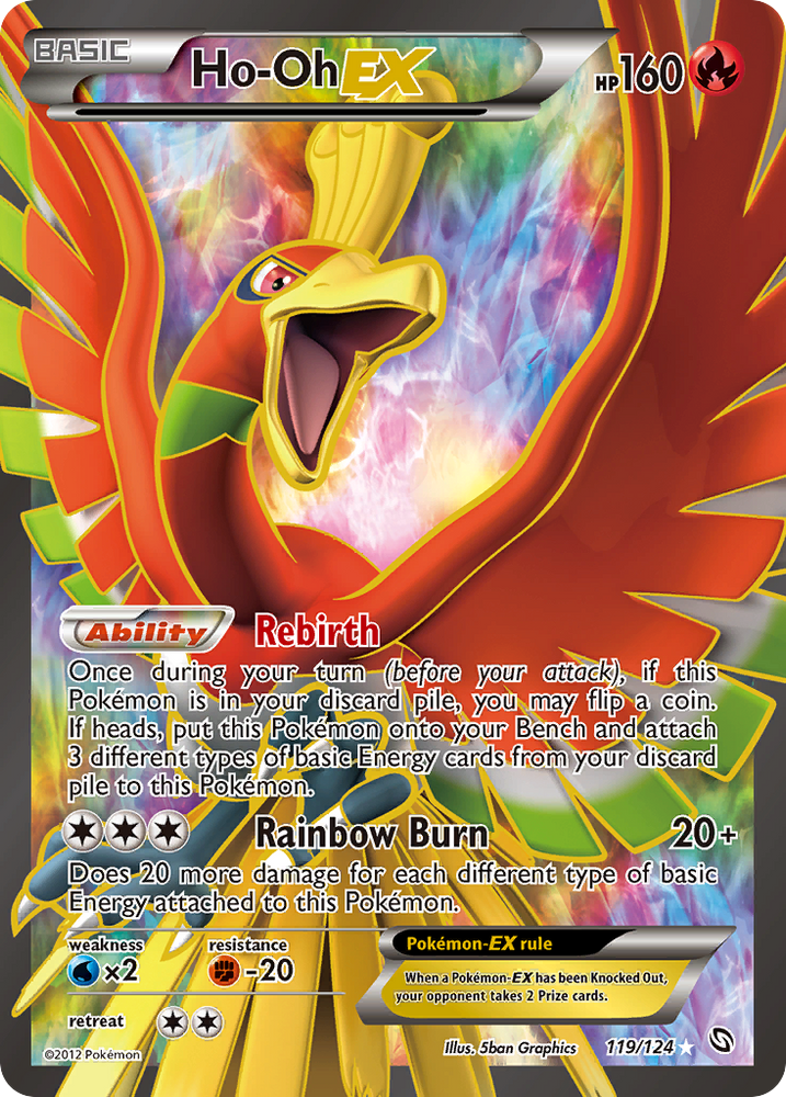 Ho-Oh EX (119/124) [Black & White: Dragons Exalted]