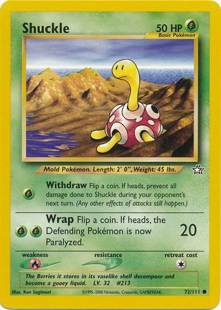 Shuckle (72/111) [Neo Genesis Unlimited]