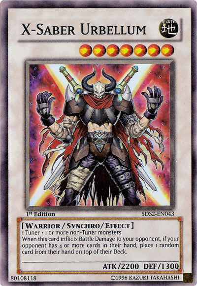 X-Saber Urbellum [5DS2-EN043] Super Rare