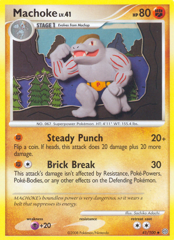 Machoke (41/100) [Diamond & Pearl: Stormfront]