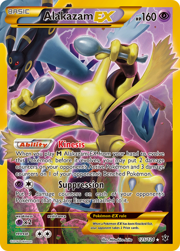 Alakazam EX 2016 XY: Fates Collide Holo #125/124 Price Guide - Sports Card  Investor