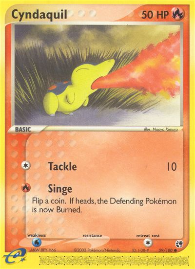 Cyndaquil (59/100) [EX: Sandstorm]