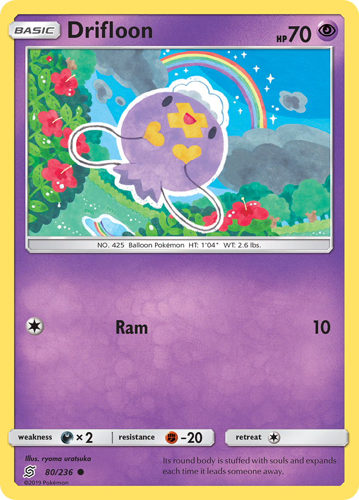 Drifloon (80/236) [Sun & Moon: Unified Minds]