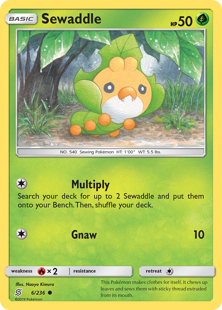 Sewaddle (6/236) [Sun & Moon: Unified Minds]