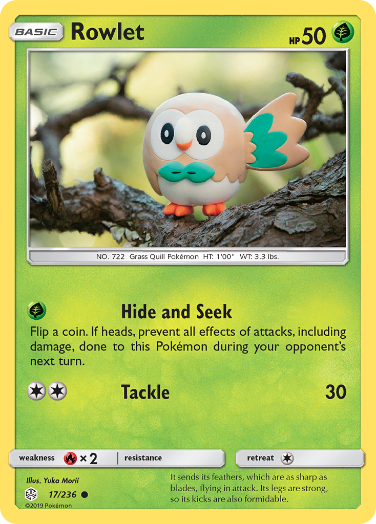 Rowlet (17/236) [Sun & Moon: Cosmic Eclipse]