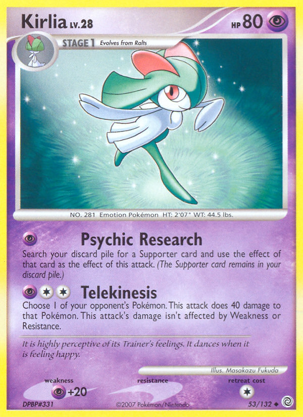 Kirlia (53/132) [Diamond & Pearl: Secret Wonders]