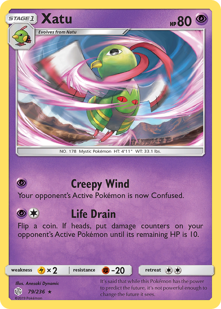 Xatu (79/236) [Sun & Moon: Cosmic Eclipse]