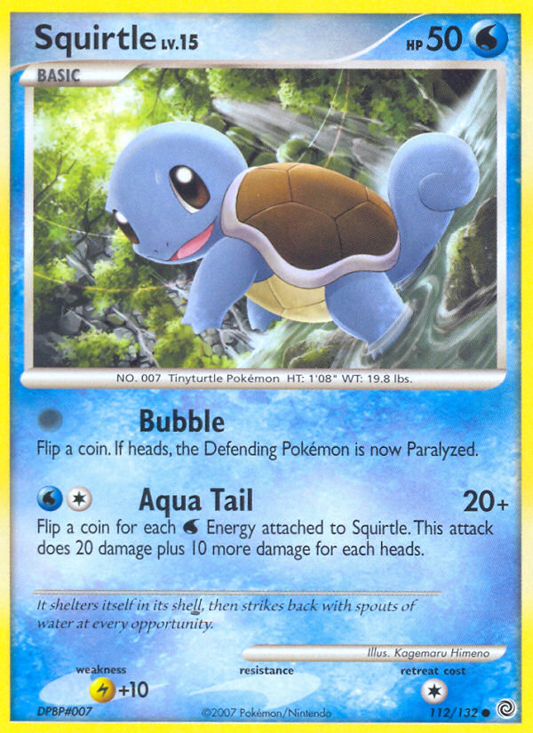 Squirtle (112/132) [Diamond & Pearl: Secret Wonders]