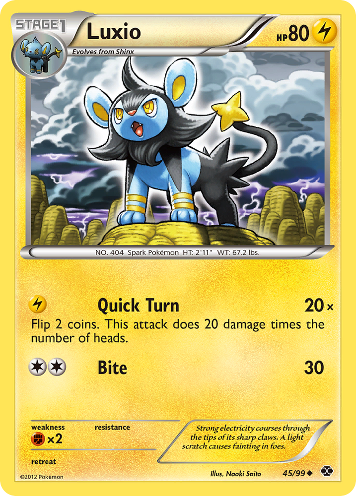 Luxio (45/99) [Black & White: Next Destinies]