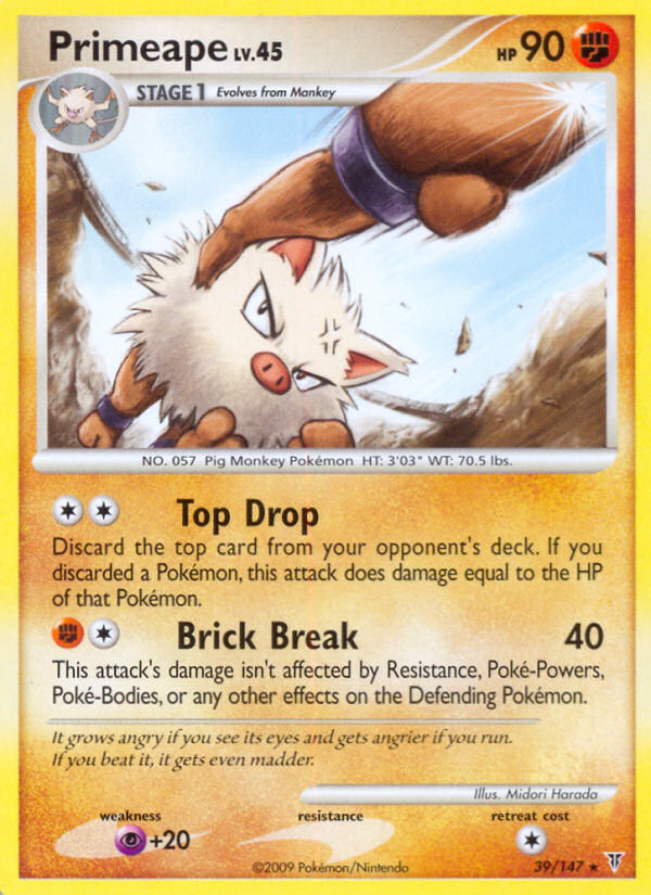 Primeape (39/147) [Platinum: Supreme Victors]